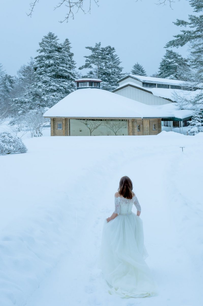 海外婚紗、日本、雪景