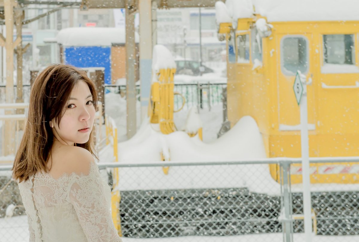 海外婚紗、日本、雪景