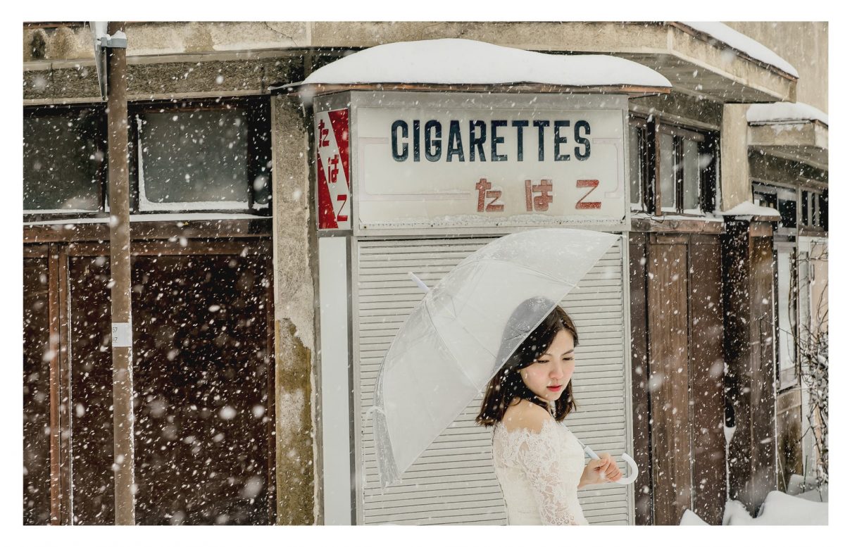 海外婚紗、日本、雪景