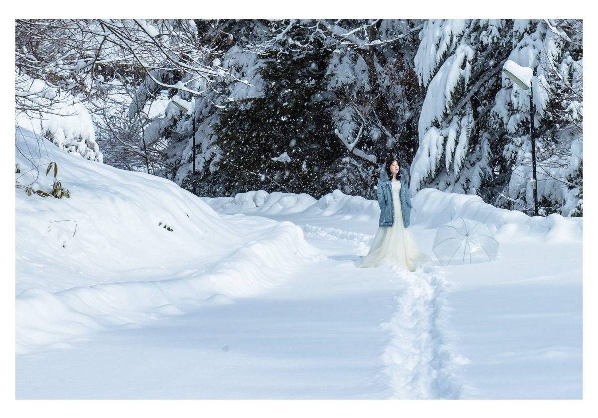 海外婚紗、日本、雪景