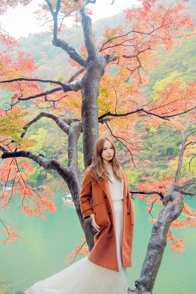 海外婚紗、秋景、楓葉、京都